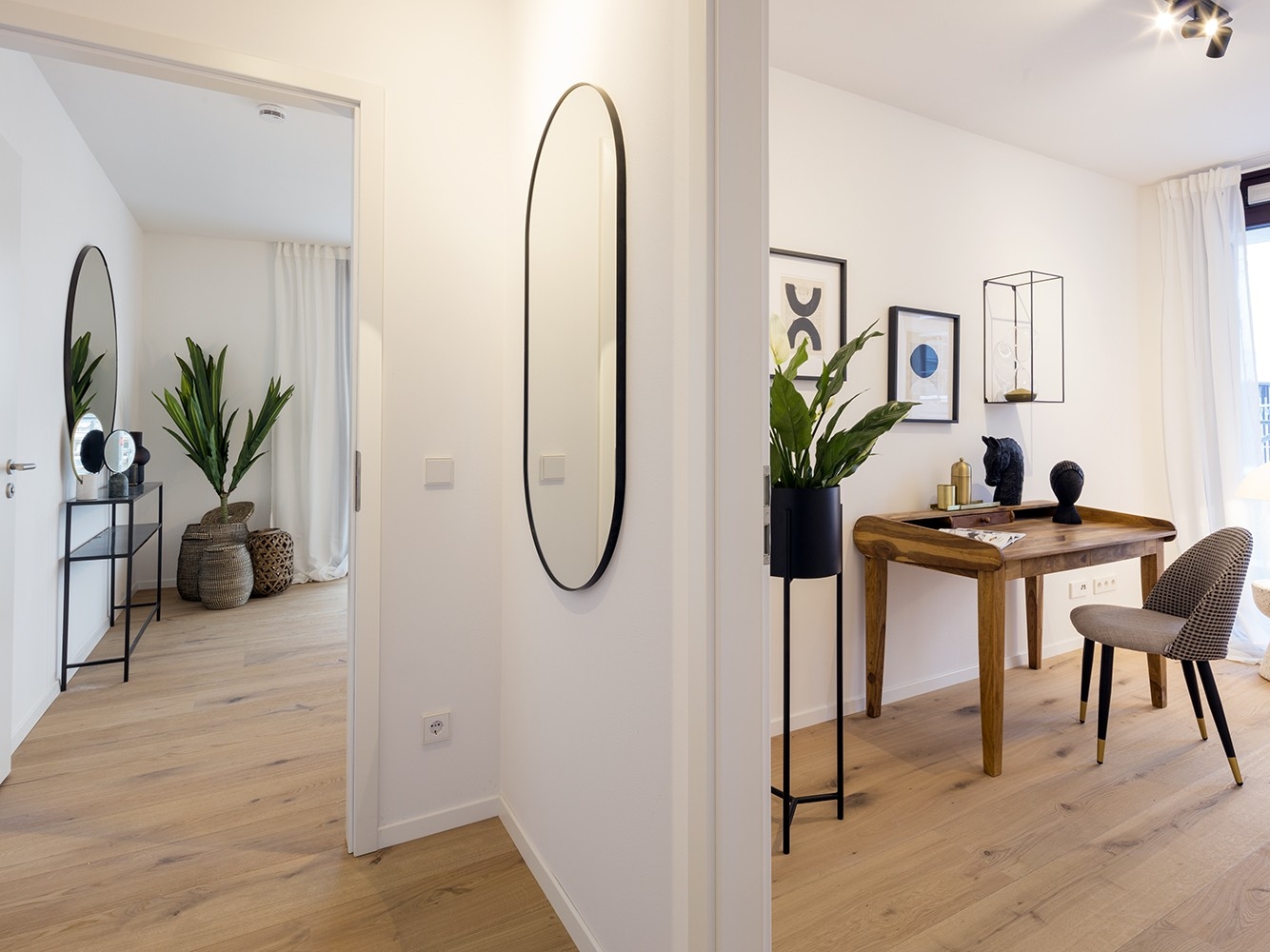 Strenger Design-Wohnung