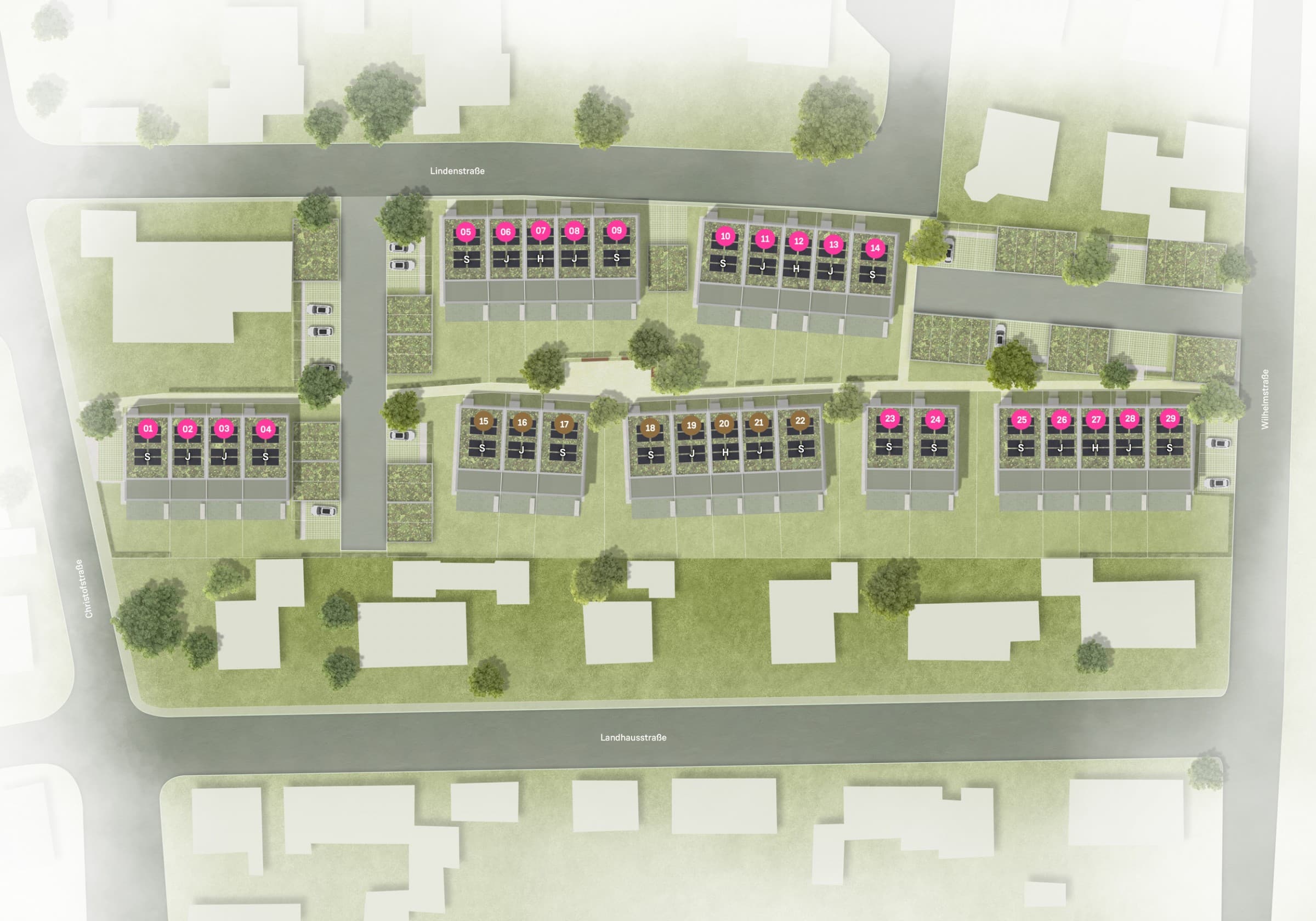 Entdecken Sie hier das Quartier Weinbergblick in Kirchheim am Neckar.