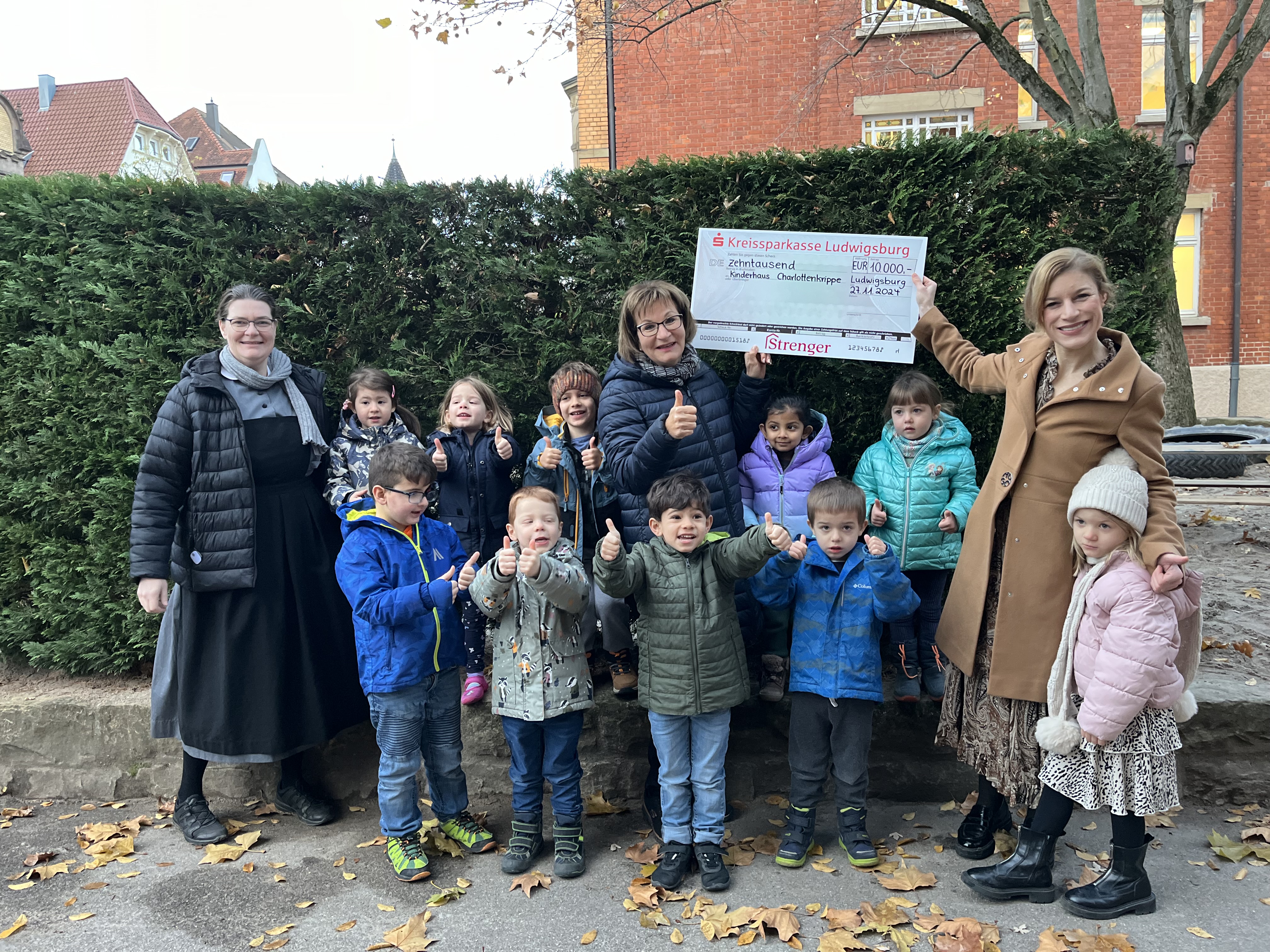 Spende an Charlottenkrippe